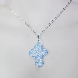 Pendant 45cm - Aileen-Silver Chain - Pendant 45cm - Laiton argenté